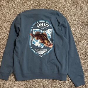 🐟 Columbia PFG walleye sweatshirt